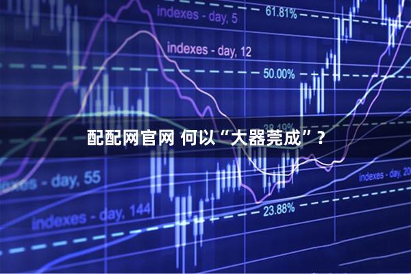 配配网官网 何以“大器莞成”？